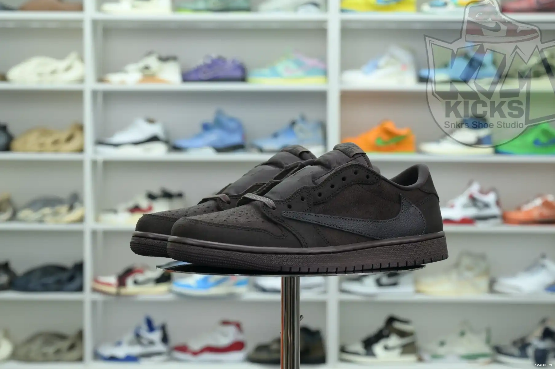 Air 1 x Jordan OG“Velvet Scott Kimikick Brown” Jordan Low Travis 0403